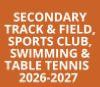ECA SEC Track & Field, Sports Club, Swimming, Table Tennis 2026-27