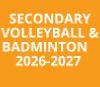 ECA SEC Volleyball, Badminton 2026-27